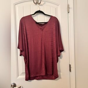 Dark purple blouse size 3X from Nadine West